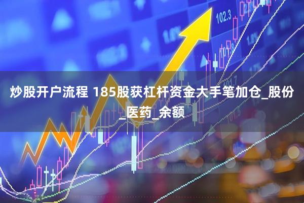 炒股开户流程 185股获杠杆资金大手笔加仓_股份_医药_余额